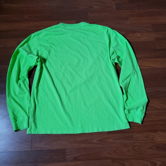 Ecocycle Long Sleeve Tee Shirt Size L Neon Green New - Picture 8 of 11